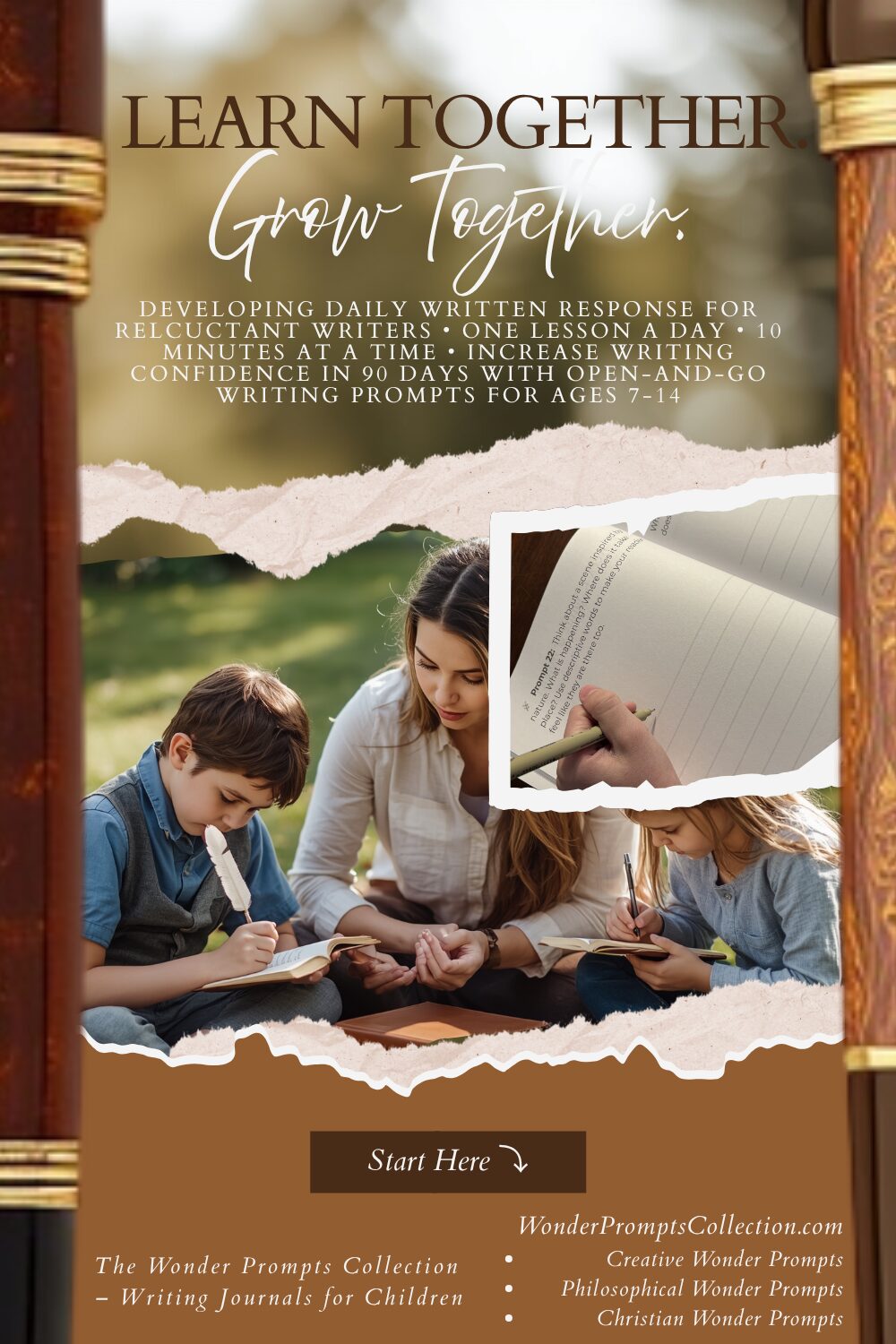 Wonder Prompts: Writing Prompts for Reluctant Writers — A Gentle Way to Improve Writing Skills