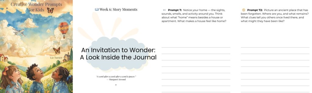 Creative Wonder Prompts 90 day jornal